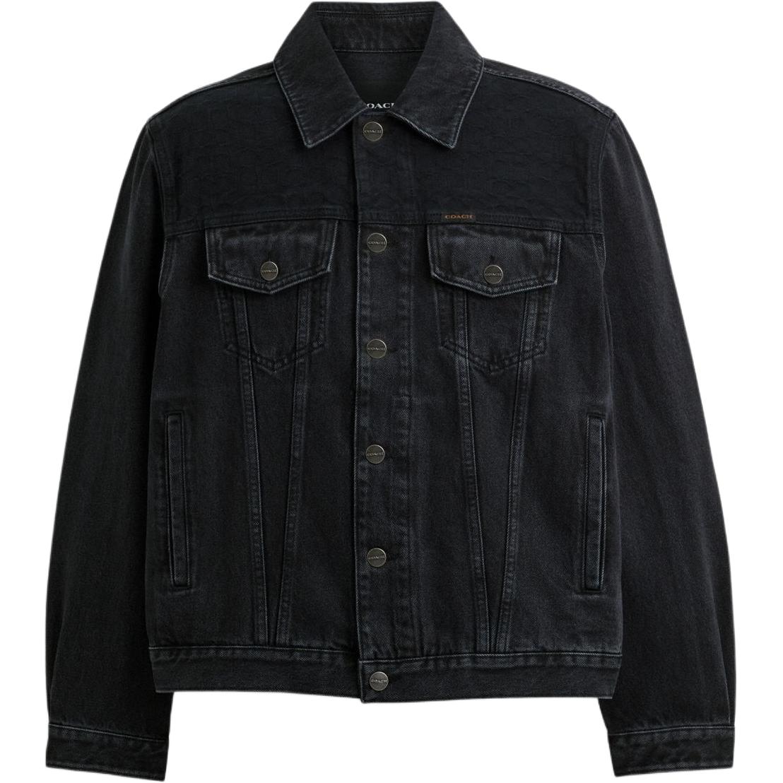 

COACH Джинсовая куртка мужская черная, Black