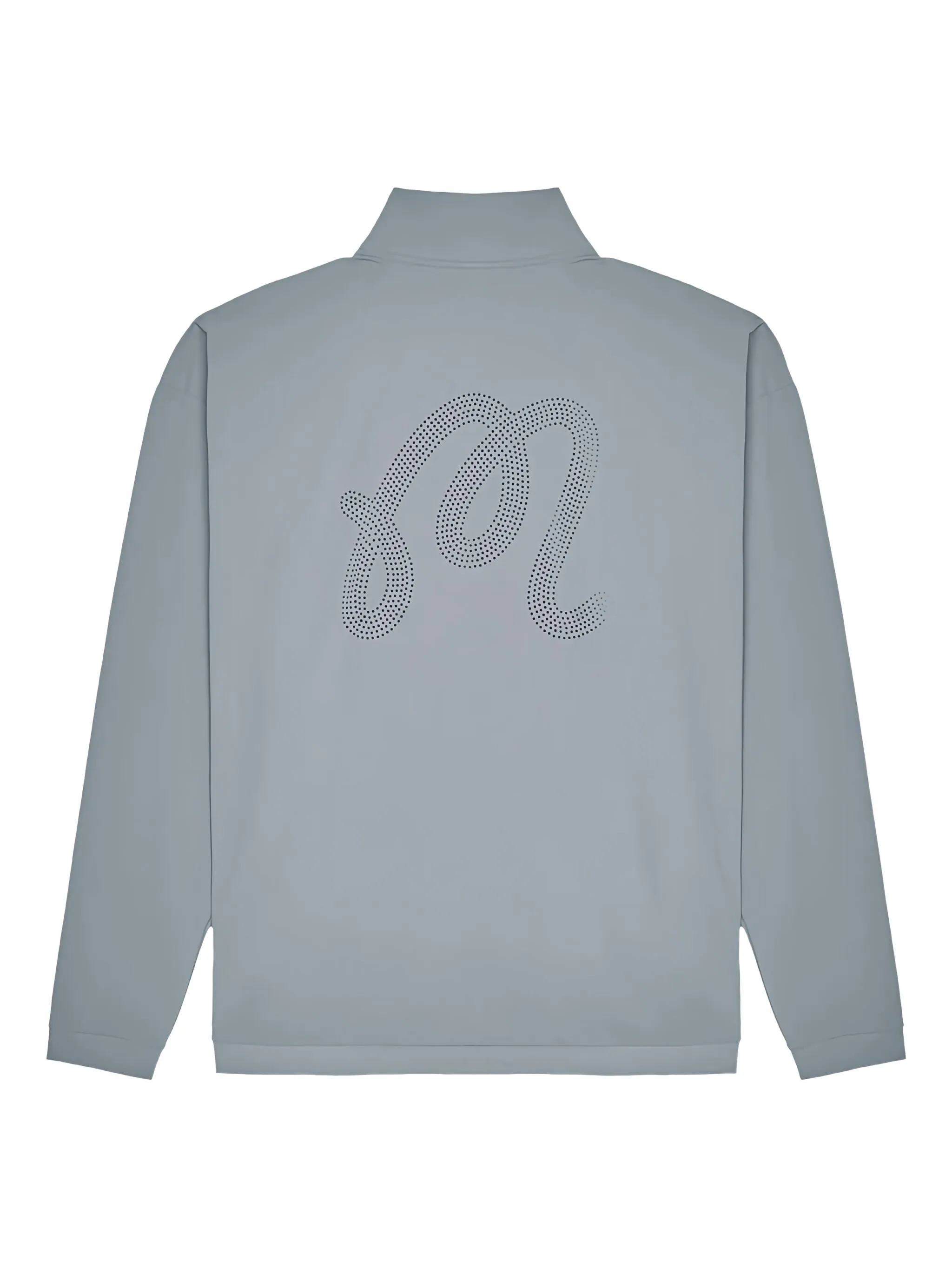 

Толстовка с воротником на молнии Malbon Golf, серый