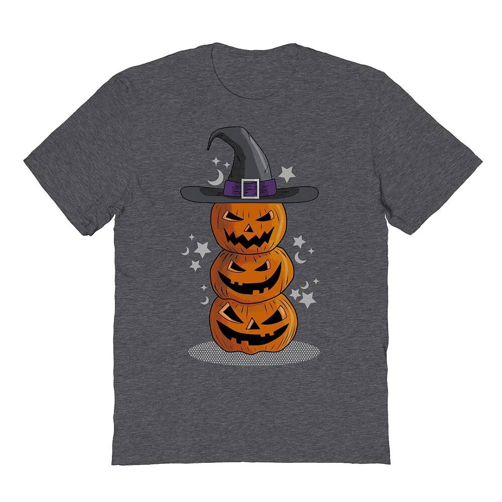 

Мужская футболка с рисунком Wicked Pumpkins Halloween Licensed Character, цвет Dark Heather