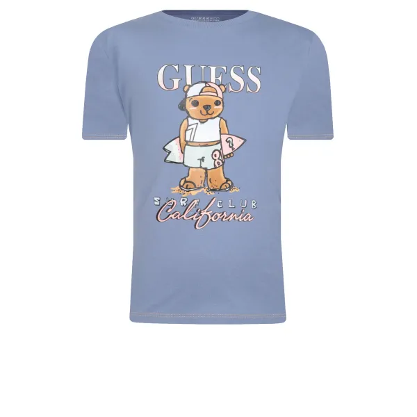 

Футболка стандартного кроя Guess, синий