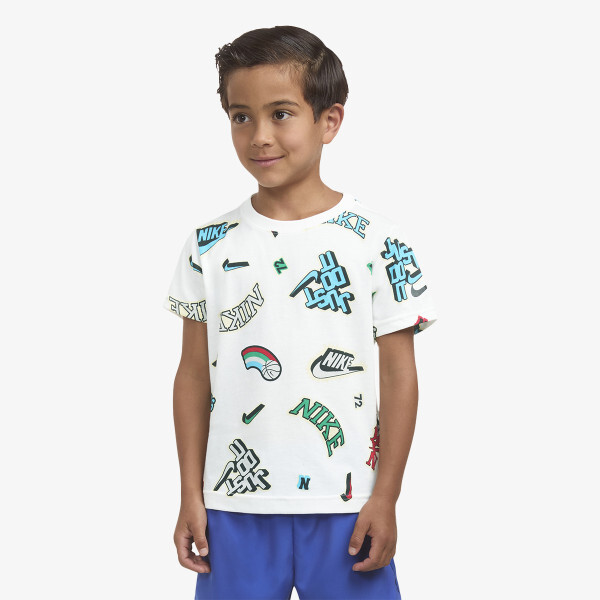 

Футболка nkb varzity aop Tee Nike, белый