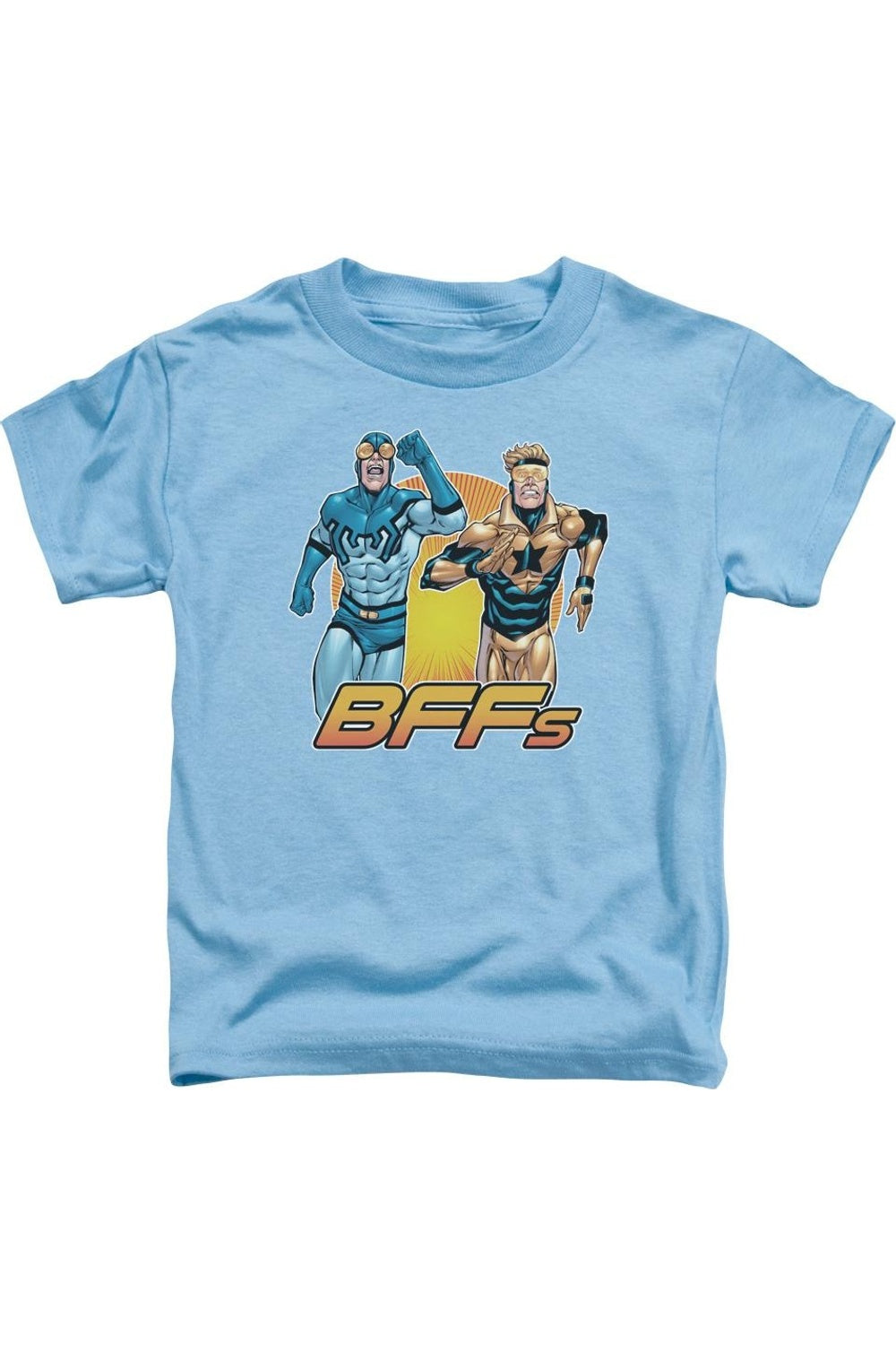 

Футболка для детей Justice League of America Booster Beetle Bff с коротким рукавом Gildan, синий