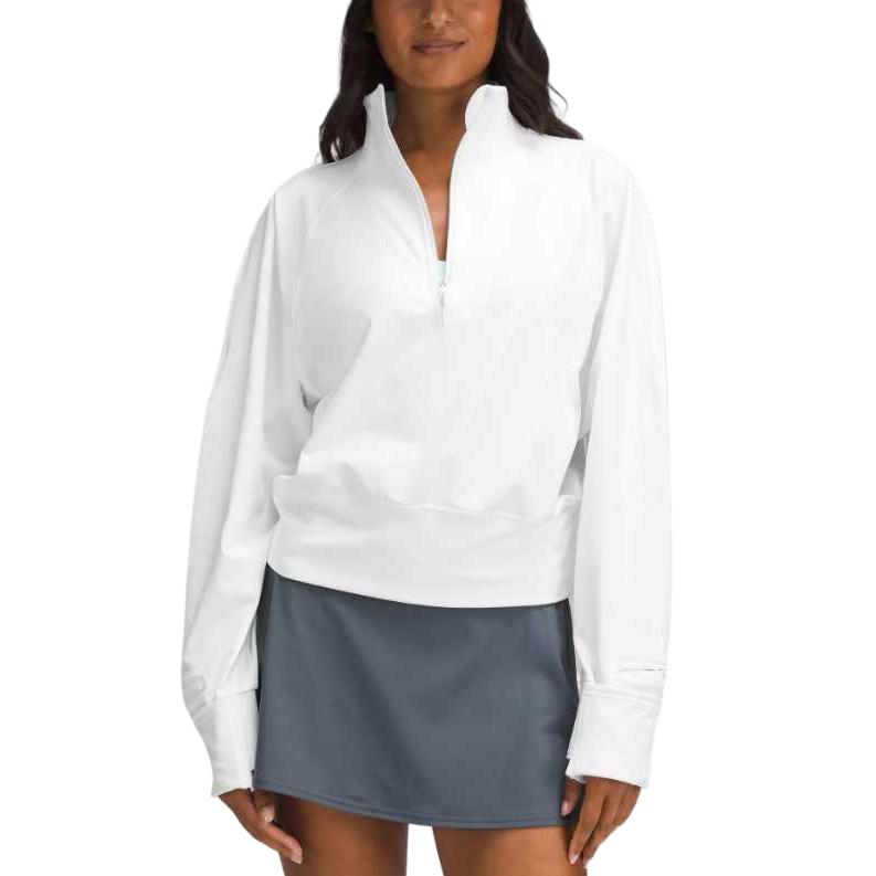 

Толстовка It's Rulu Fleece с полумолнией Lululemon, белый