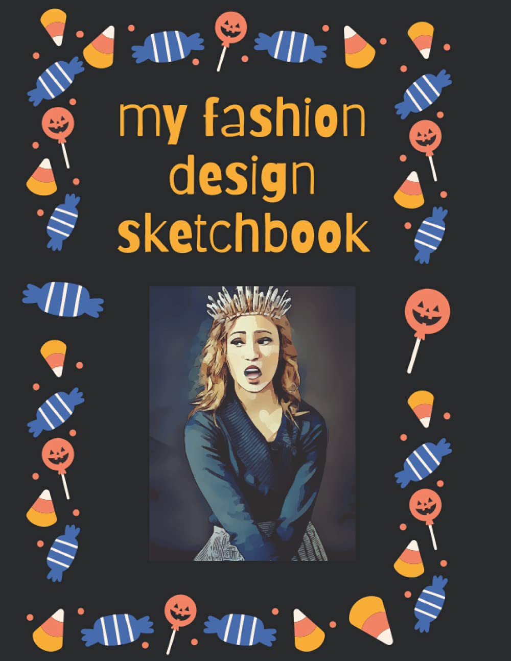 

my fashion design sketchbook: Modern Design Sketch Book with Silhouette Templates for Girls (Beginner Fashion Designers Supplies with Large 8.5" x 11" dimensions and 120 pages (Independently published)