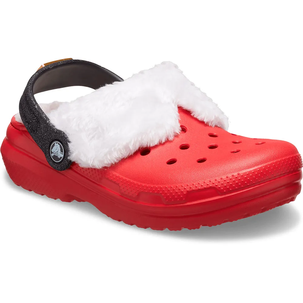 

Сабо Crocs Classic Lined Santa, красный