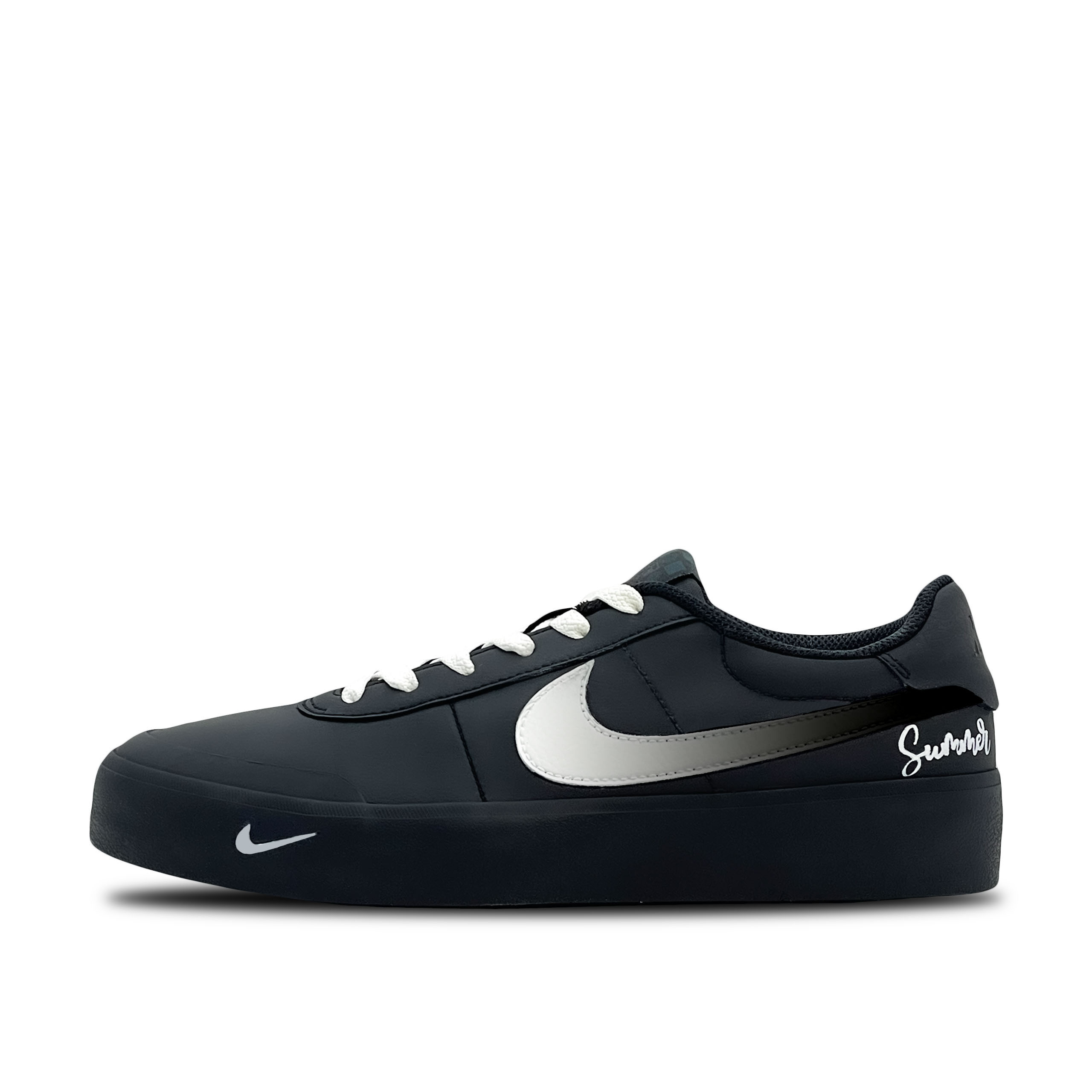 

Nike Кроссовки Court Shot для скейтбординга, износостойкие, низкие, мужские, черные