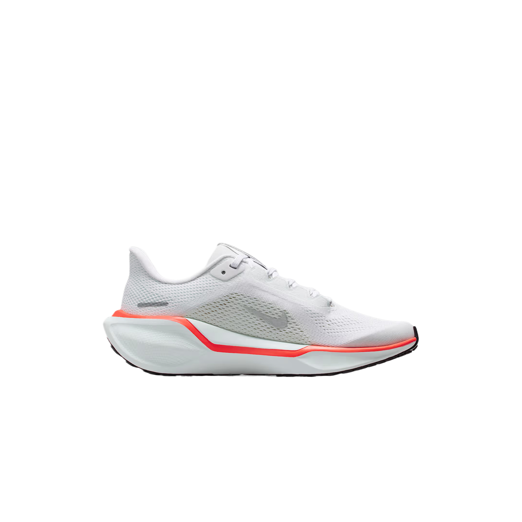 Nike Детские кроссовки Pegasus 41, белые с оттенком зеленого, темно-красные, металлик, серебристые, для подростков — фото 2