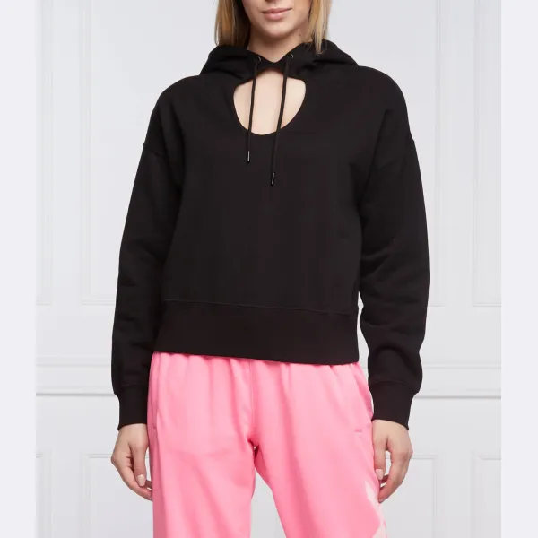 

Укороченная толстовка Dkny, черный