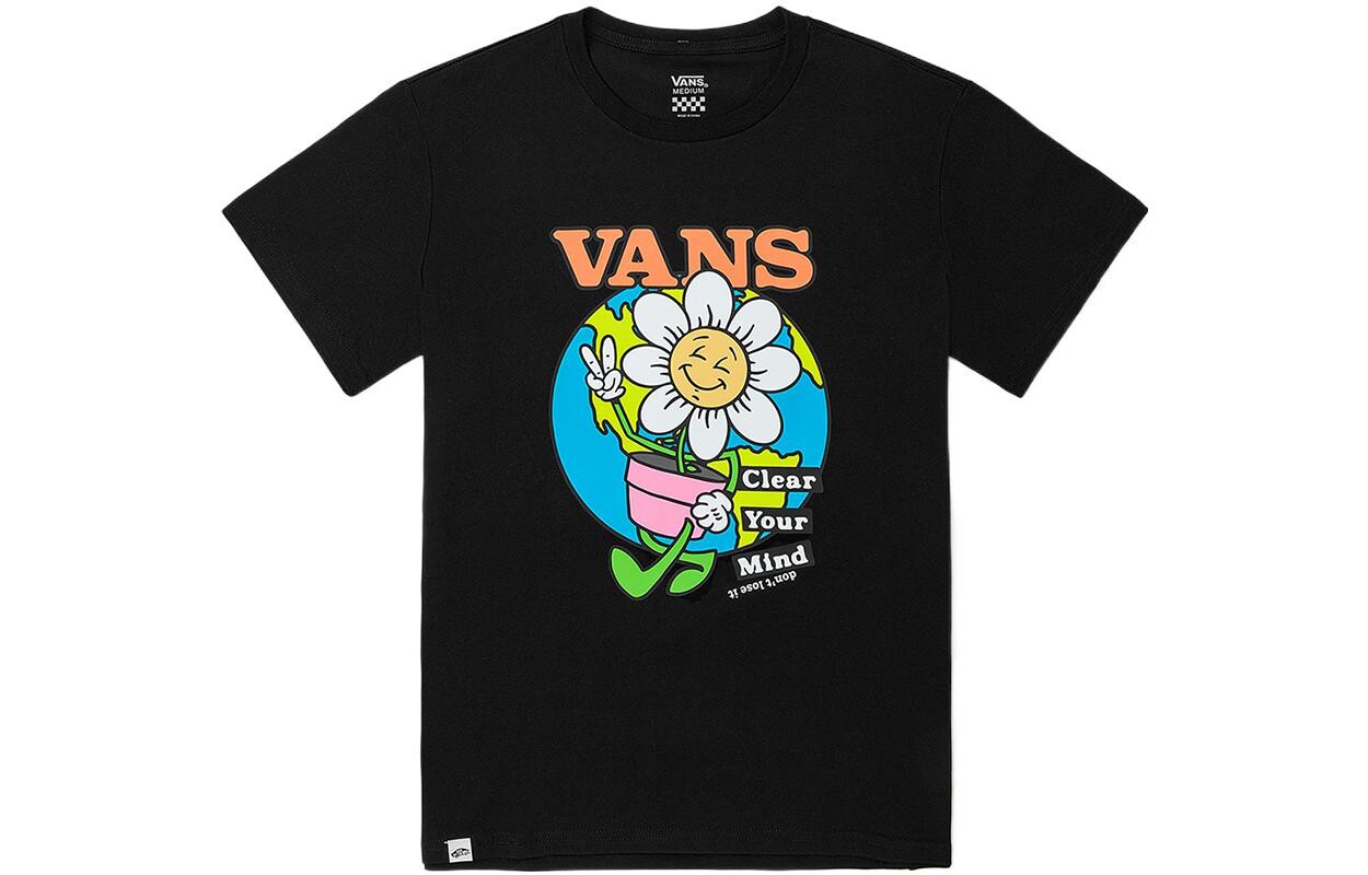 

Футболка женская черная Vans
