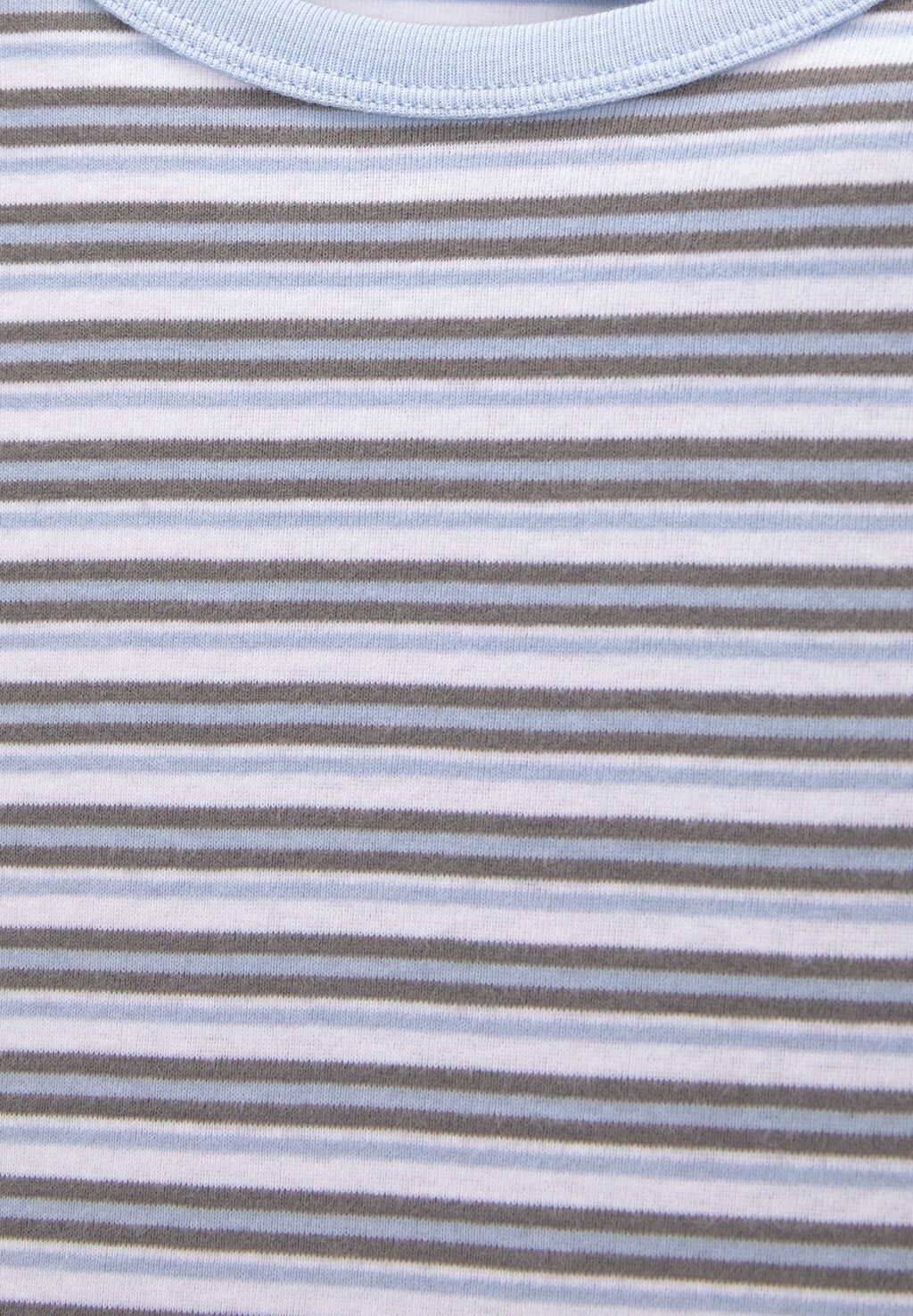

Футболка с принтом STRIPED SHORT SLEEVE PULL&BEAR, цвет Light Blue