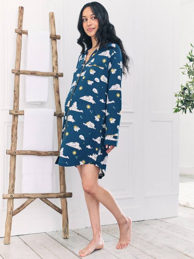 

Celestial Bunny ночная сорочка для беременных Chelsea Peers, Teal