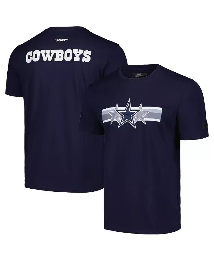 

Мужская темно-синяя футболка Dallas Cowboys в стиле ретро с полосками Pro Standard
