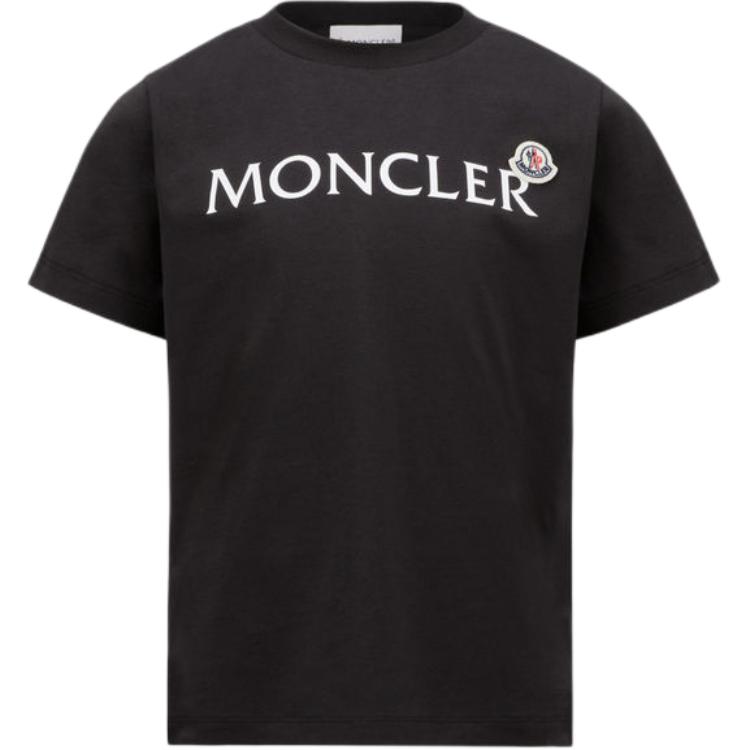 

Moncler Футболка осень-зима 24, черная, детская