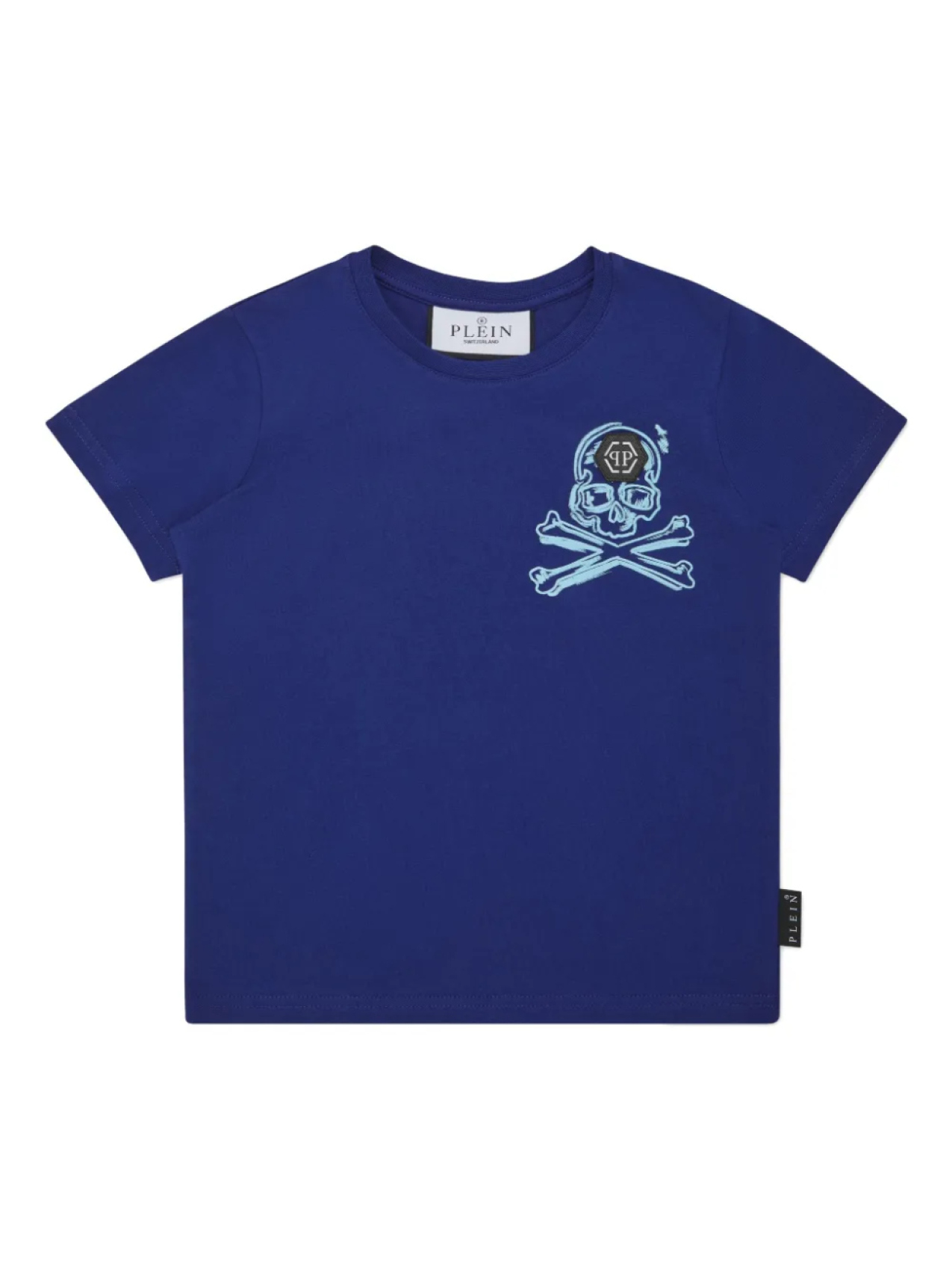 

Футболка Philipp Plein Skull&Bones, синий