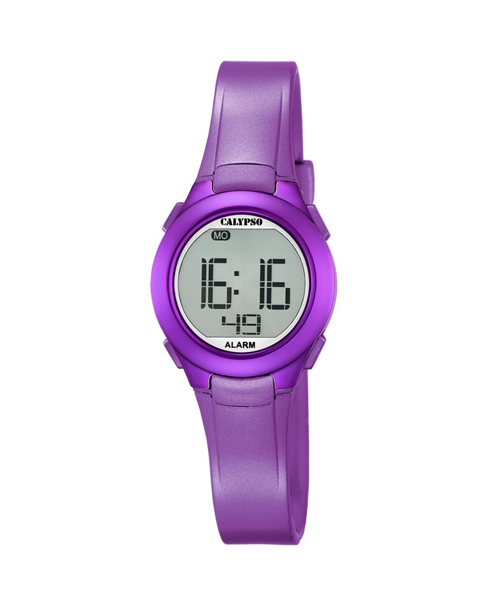 

K5677/2 Crush фиолетовые женские часы из каучука Calypso, фиолетовый