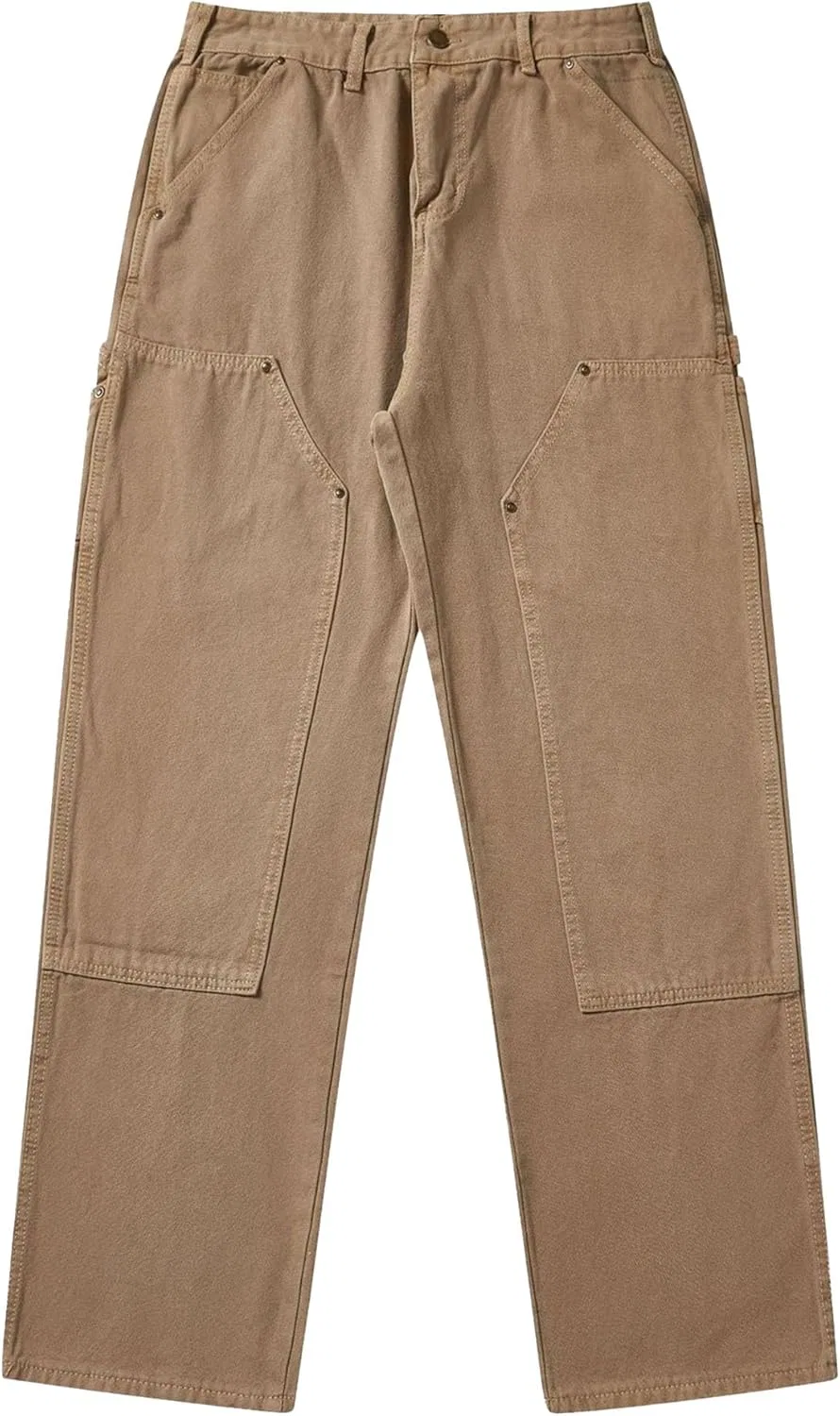 Джинсы свободные, Cargo Work Pants, хаки