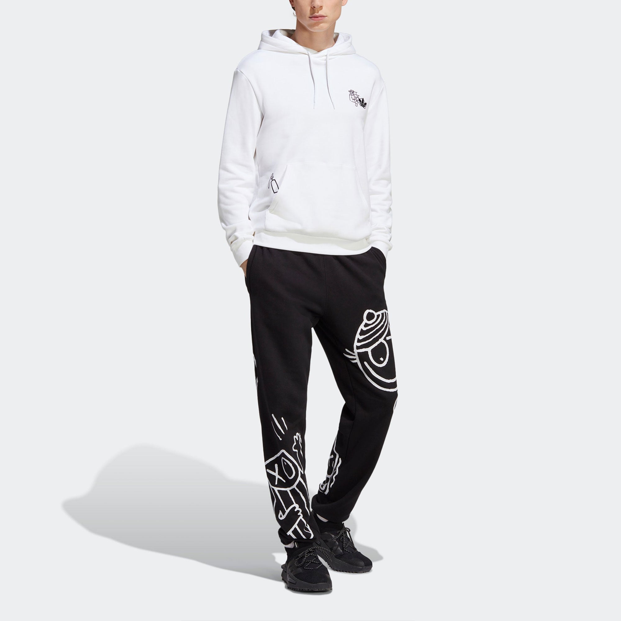 Спортивные брюки adidas originals Pants x Andr Saraiva IA6399, черный — фото 4