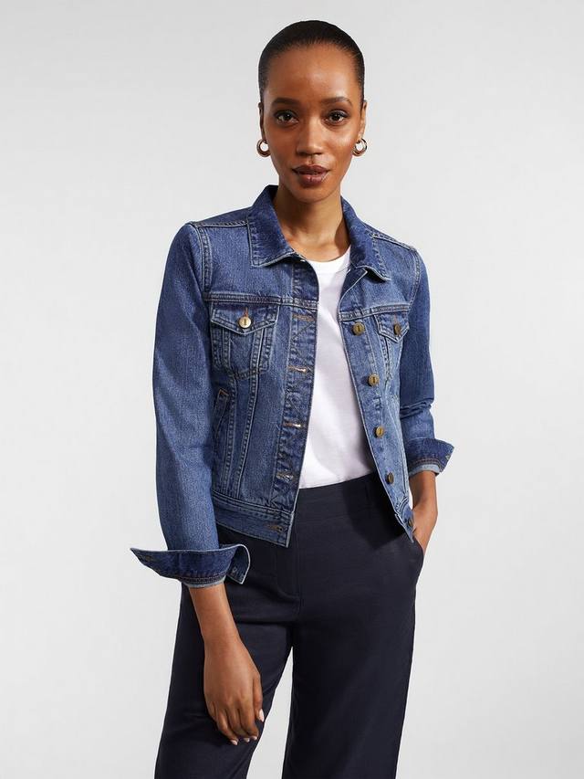 

Джинсовая куртка mariam Hobbs, цвет Mid Wash