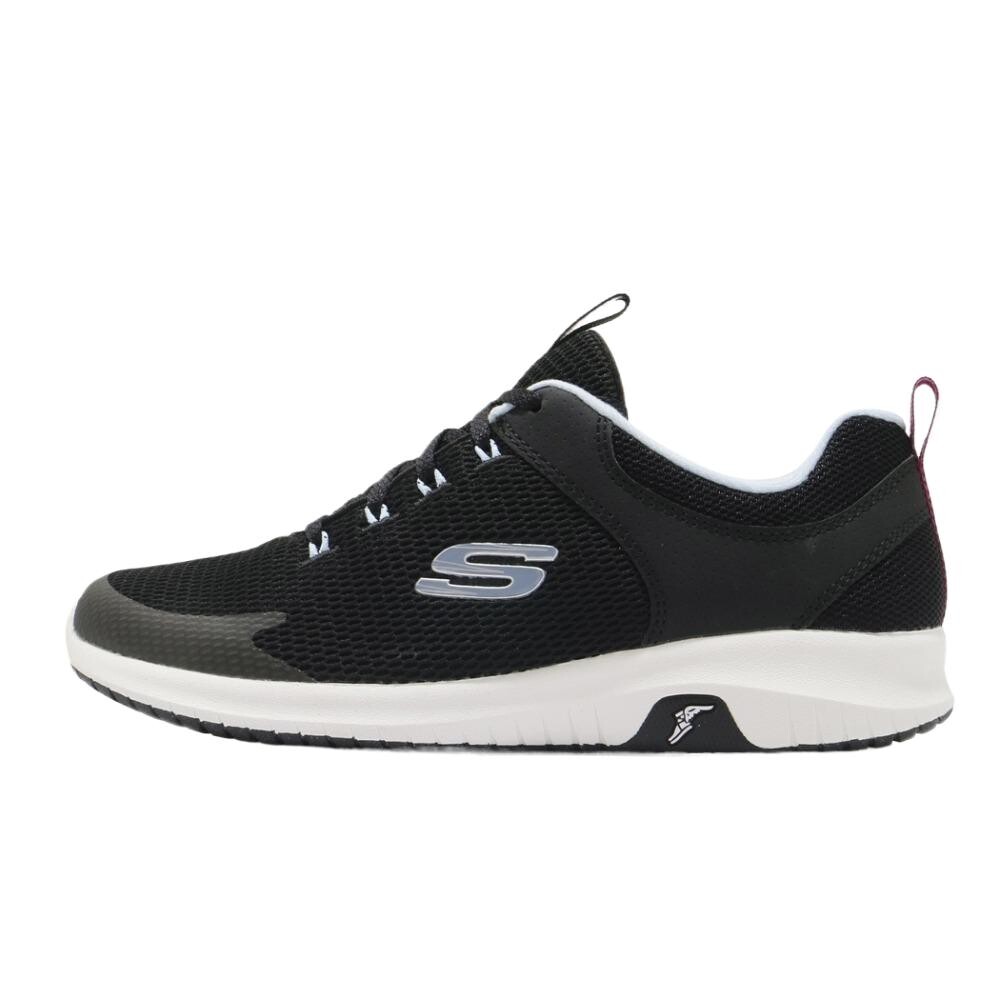 

Кроссовки для образа жизни женская с низким верхом белого цвета Skechers, черный