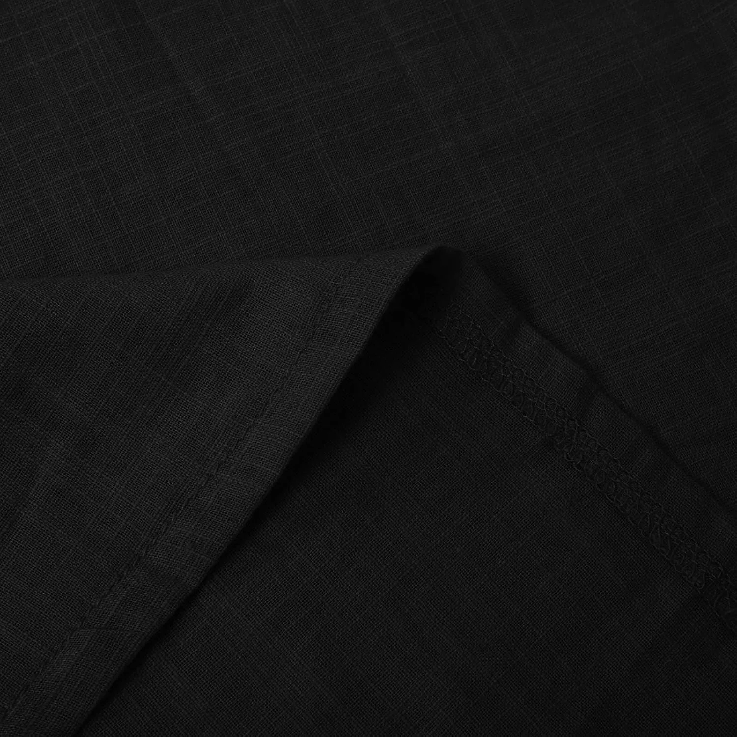Гавайская рубашка мужская Linen Loose Fit с карманом — фото 4