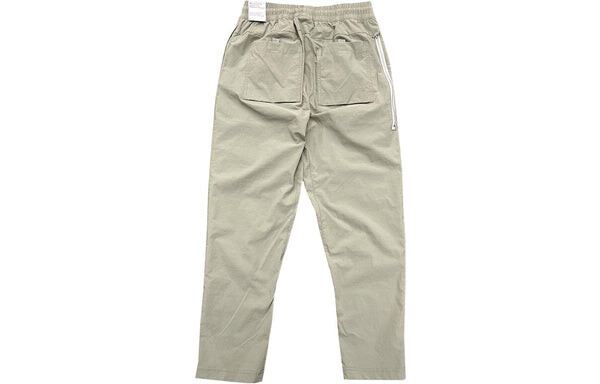 Брюки men's solid color logo straight-leg casual pants/trousers autumn light brown Nike, мультиколор — фото 2