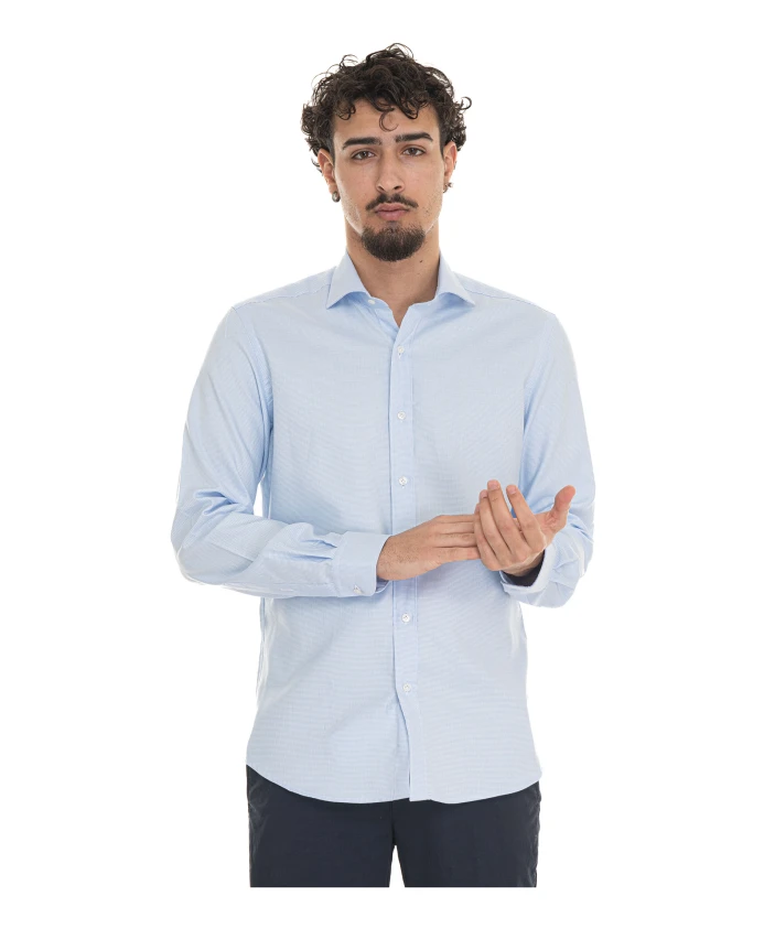 

Повседневная рубашка Fay, синий