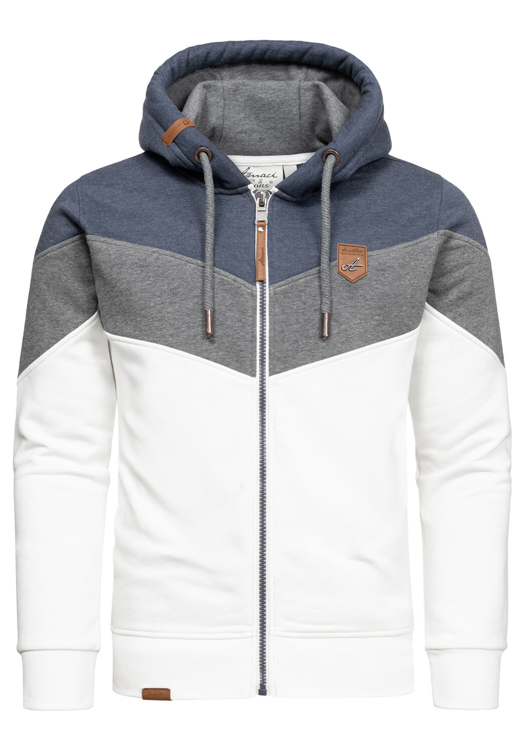 

Толстовка Amaci&Sons im Block Design ARDMORE, синий