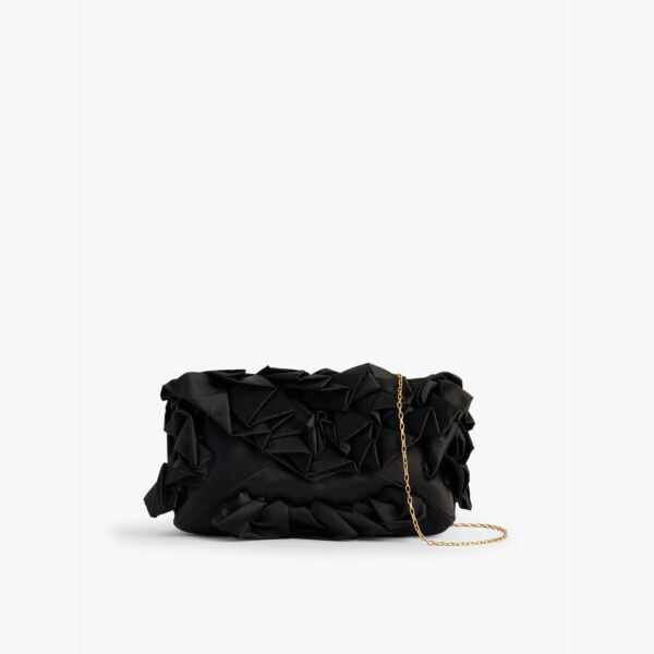 

Сумка-Клатч с оборками Dries Van Noten, черный