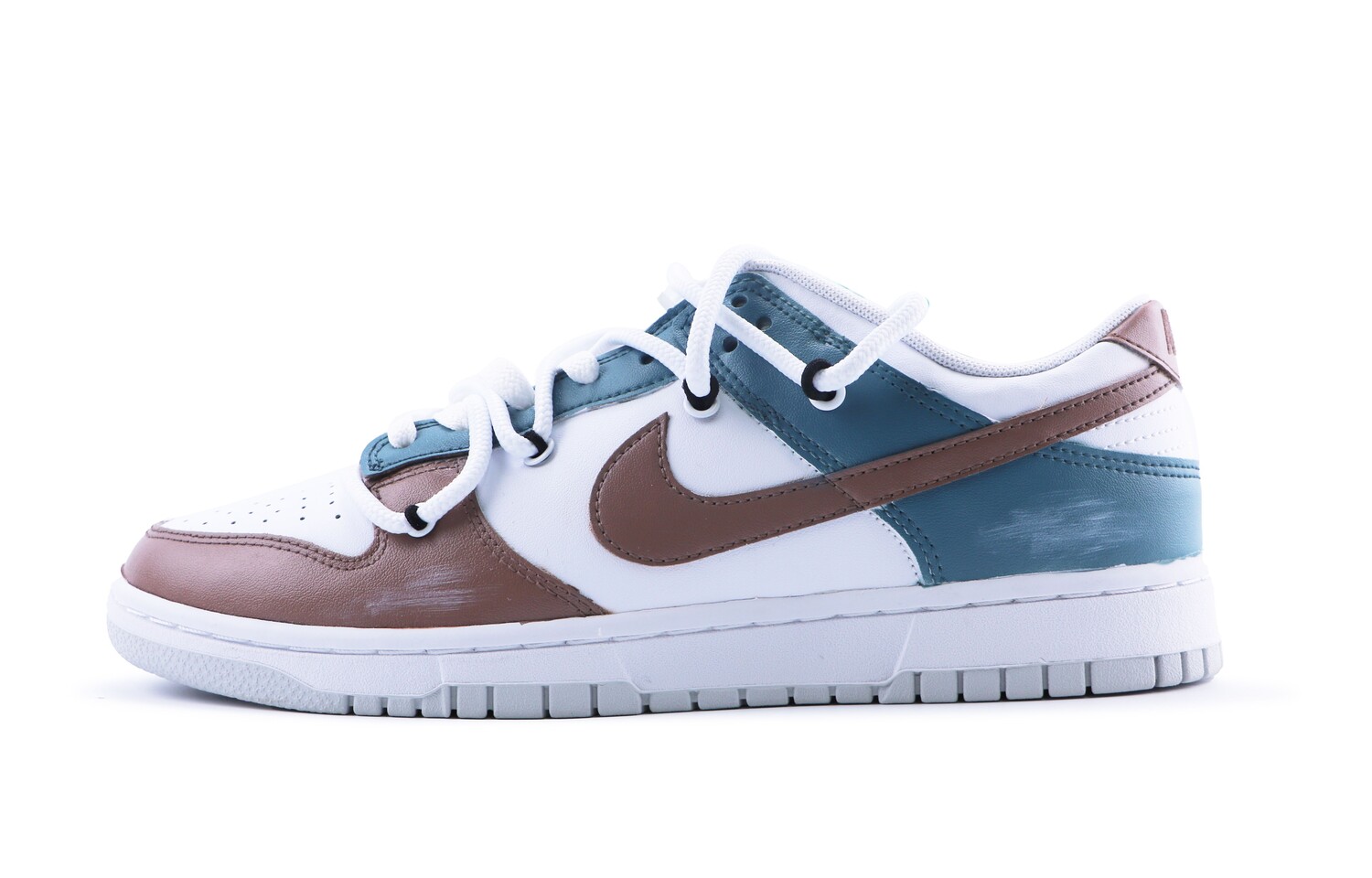 

Кроссовки Nike Dunk Skateboarding Shoes Men Low-top Black Bleu, желтый