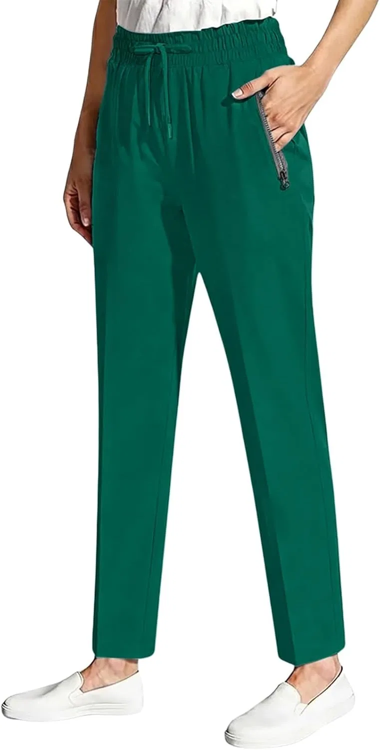 Женские активные брюки Stretch Active Pants, Quick Drying, Ice Silk, Green