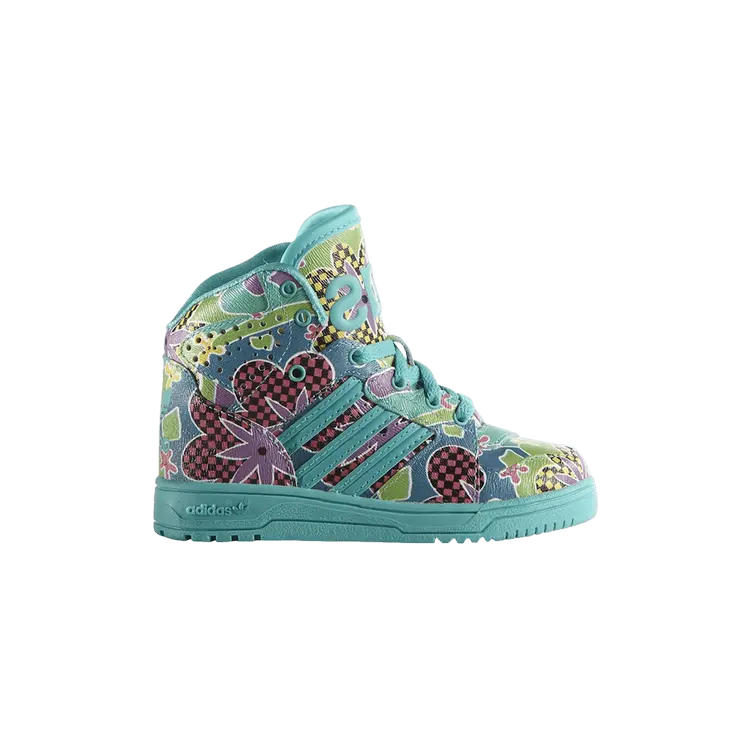 

Кроссовки Adidas Jeremy Scott x Instinct Hi Floral Infant, синий