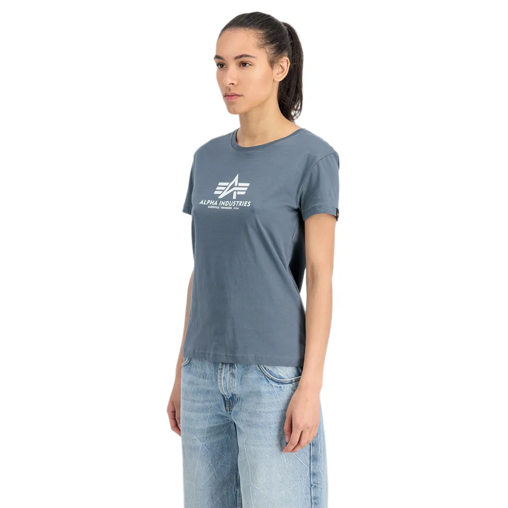 

Футболка с коротким рукавом Alpha Industries Basic, синий