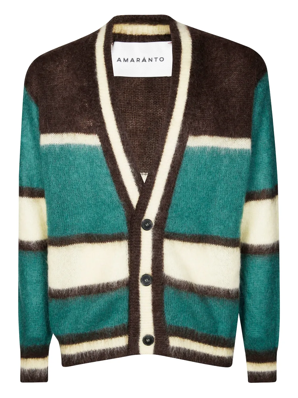 

Кардиган в полоску Amaranto, зеленый