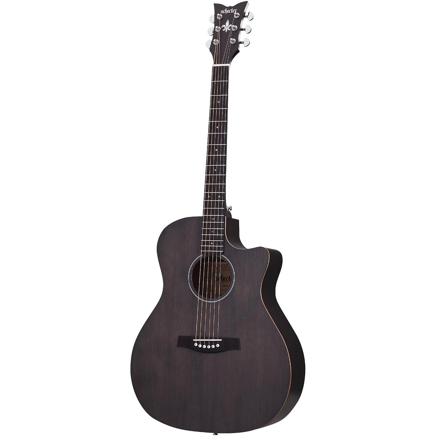 

Schecter Guitar Research Deluxe Акустическая гитара See-Thru Black