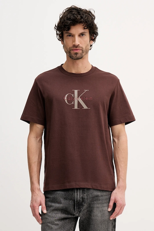 

Футболка Calvin Klein Jeans, коричневый