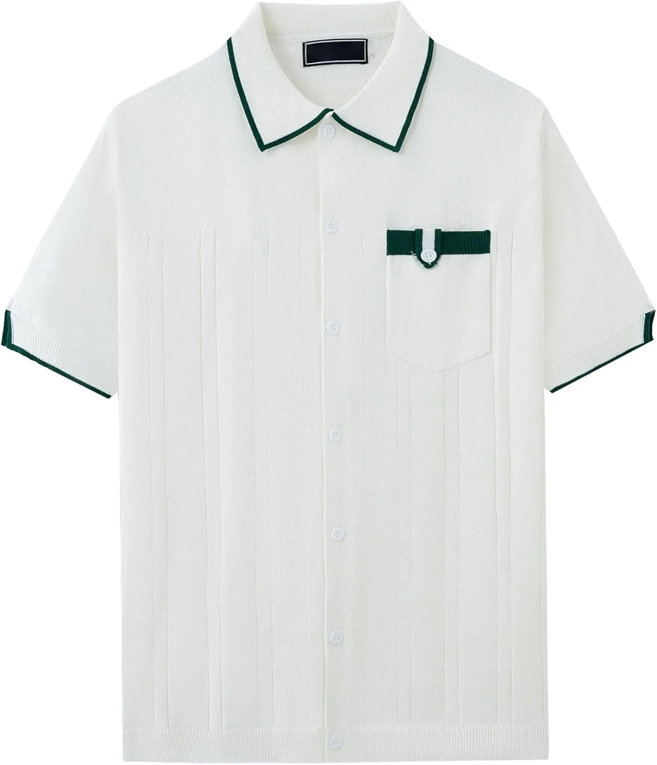 

Мужская вязаная поло с карманом PHJTOMK