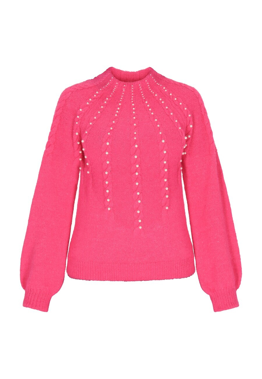 

Тонкий вязаный свитер faina Sweater, розовый
