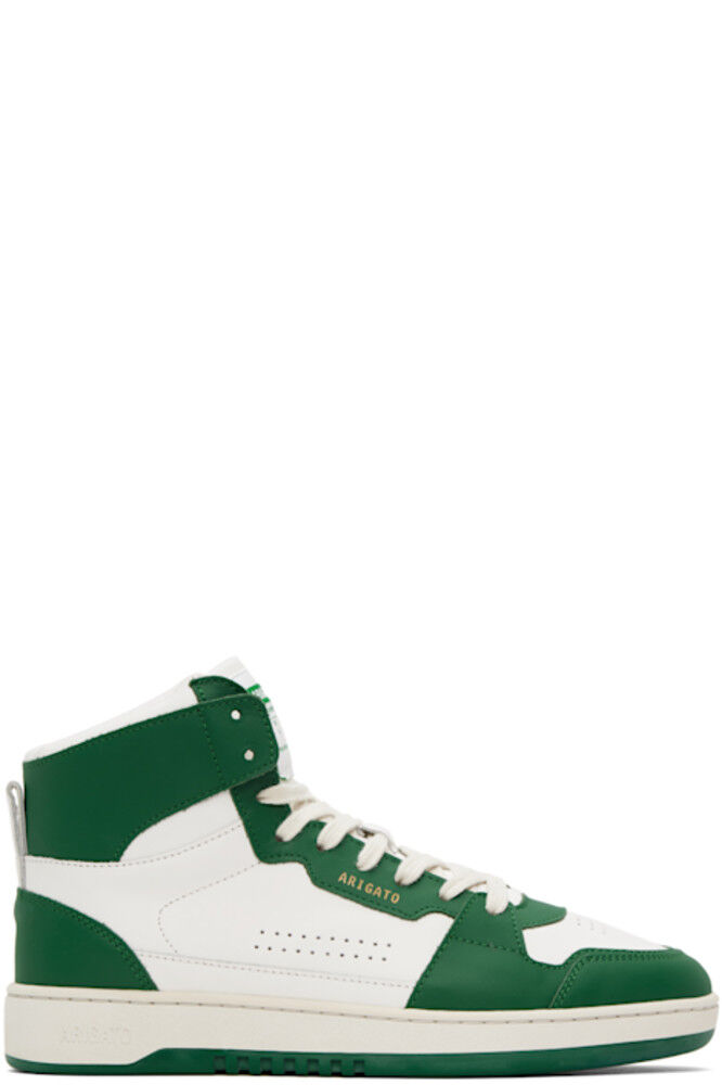 Кроссовки Dice Hi White & Green Axel Arigato