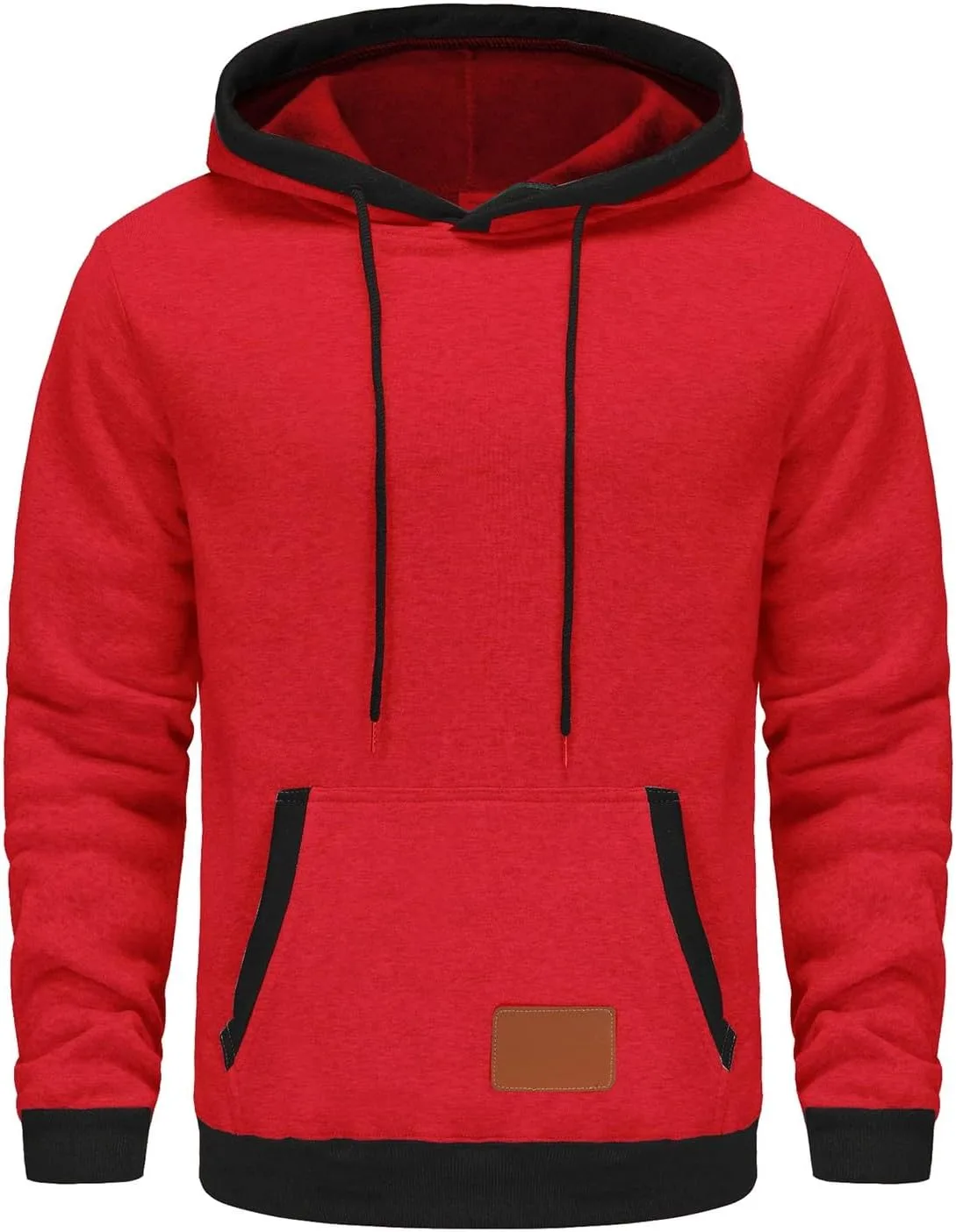 

Мужской худи с цветными блоками и карманом