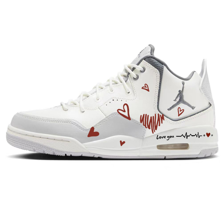

Jordan Баскетбольные кроссовки Courtside 23 Vintage, мужские, средний верх, белые/серые