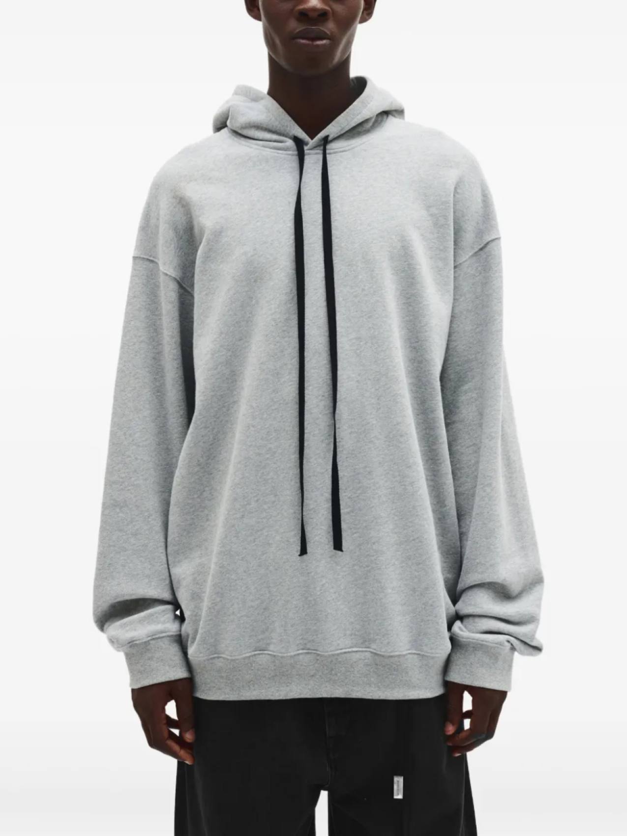 

Ann Demeulemeester базовое худи, серый