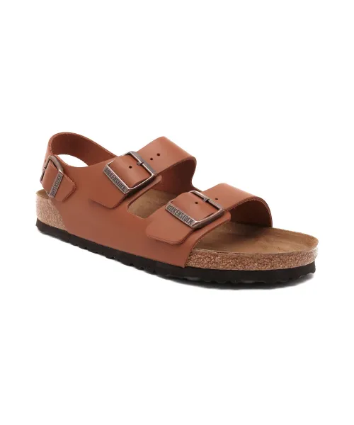 

Кожаные сандалии Милан Birkenstock, коричневый