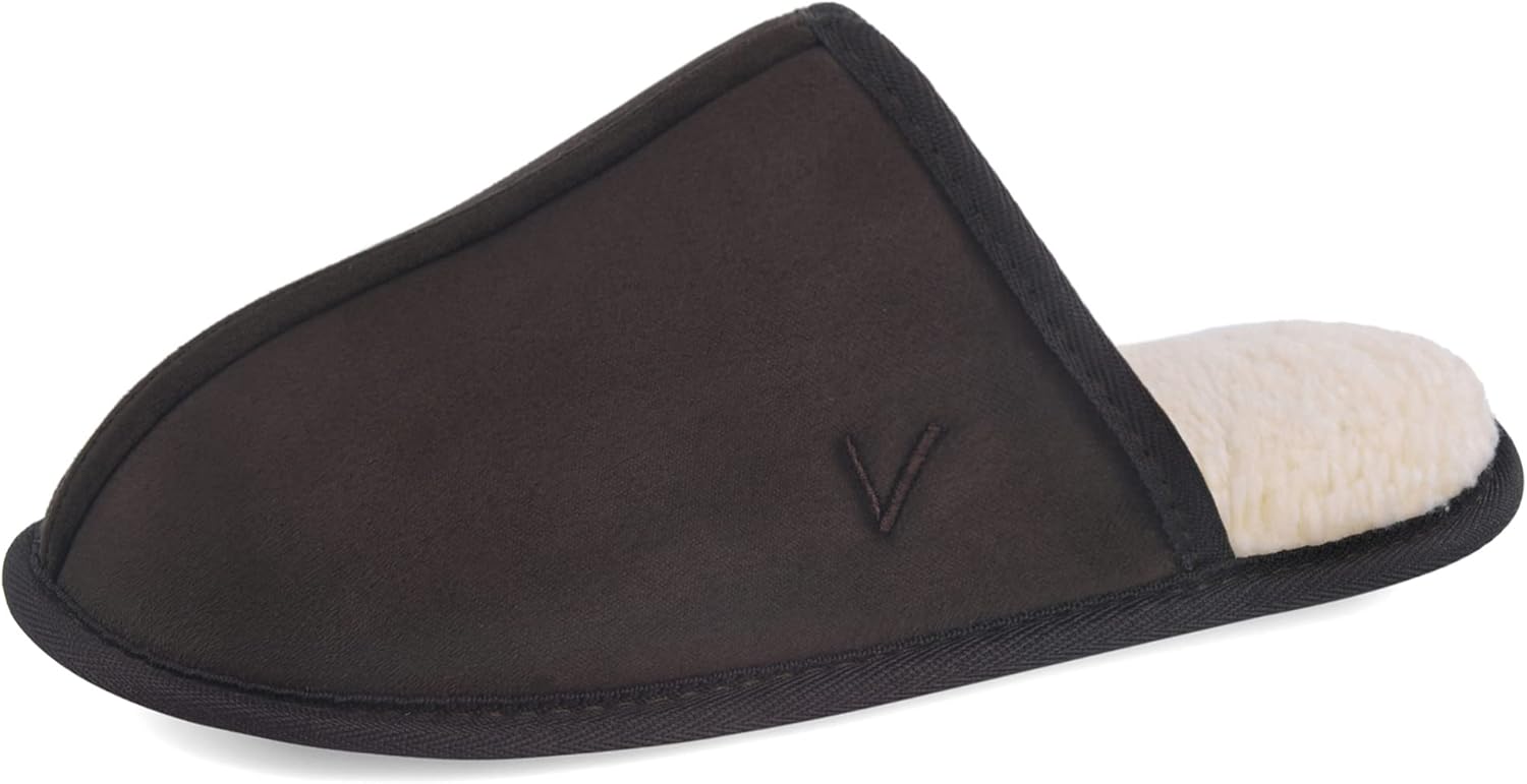 

Мужские домашние тапочки с микрофиброй, с мемори-пеной, шлепанцы-слипоны для дома и улицы Vansarto, Coffee