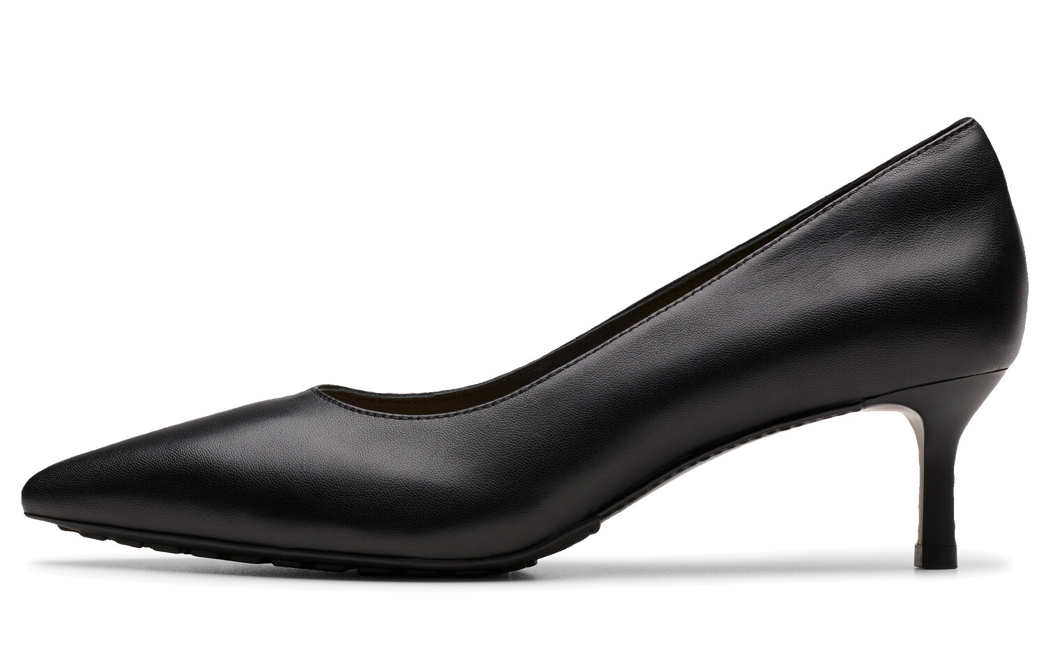Туфли на высоком каблуке женские черные Clarks