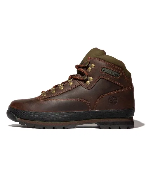 Ботинки Timberland Euro Hiker Leather из натуральной кожи, темно-коричневый — фото 3