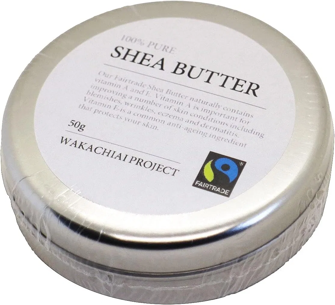 Крем для тела Shea Butter от WAKACHIAI PROJECT, нерафинированное, 50 г Sharing Project
