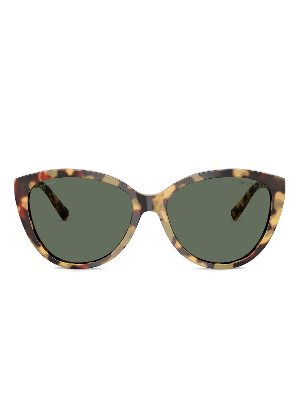 

Солнцезащитные очки в оправе 'кошачий глаз' Tiffany & Co, коричневый
