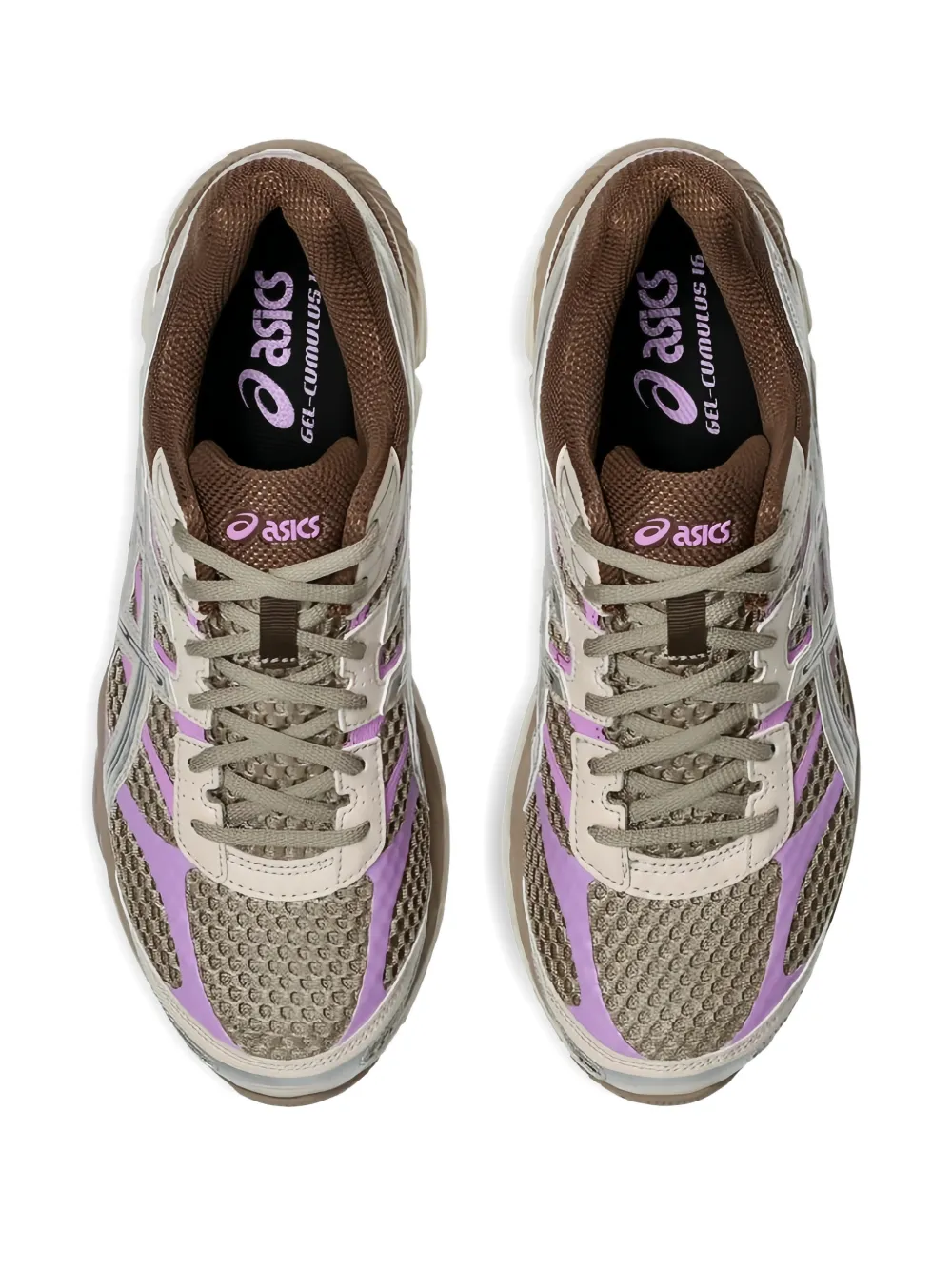 Кроссовки Gel-Cumulus 16 с сетчатыми вставками Asics, нейтральный — фото 2