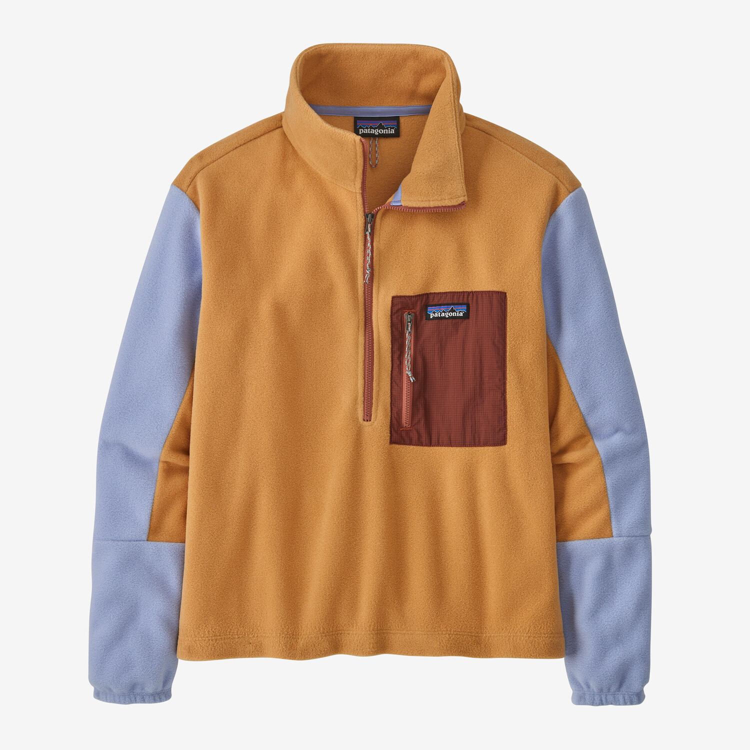 

Женский флисовый пуловер с молнией 1/2 Microdini Patagonia, цвет Dried Mango