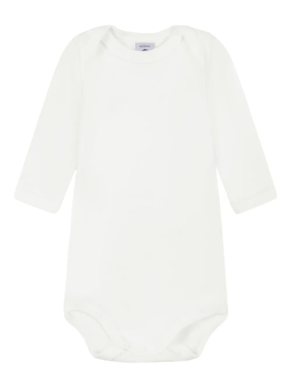Боди с принтом (комплект из трех штук) Petit Bateau, белый — фото 4
